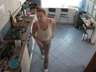 Camsoda Free Live Porn of voyeurcam-julmodels-kitchen-2