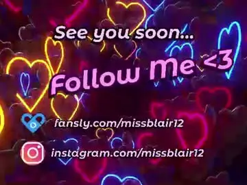 Chaturbate Sex Chat of missblair12