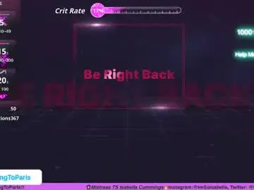 Chaturbate Live Sex Cam of cummingtoparis