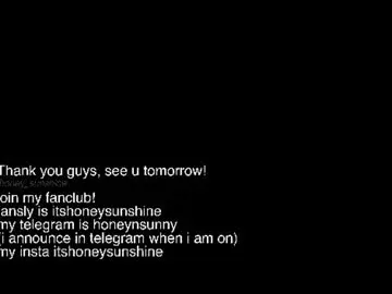Chaturbate Live Porn of honey_sunshine