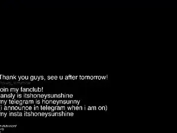 Chaturbate Live Porn of honey_sunshine
